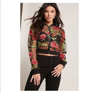 Embroidered Bomber Jacket